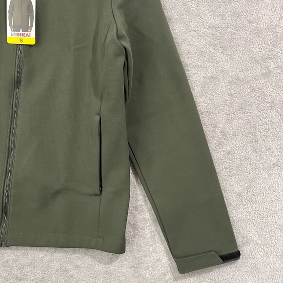 NEW 32 Degrees Heat Men Small Green Full-Zip Jacket  Long Sleeve Outerwear - Picture 8 of 9